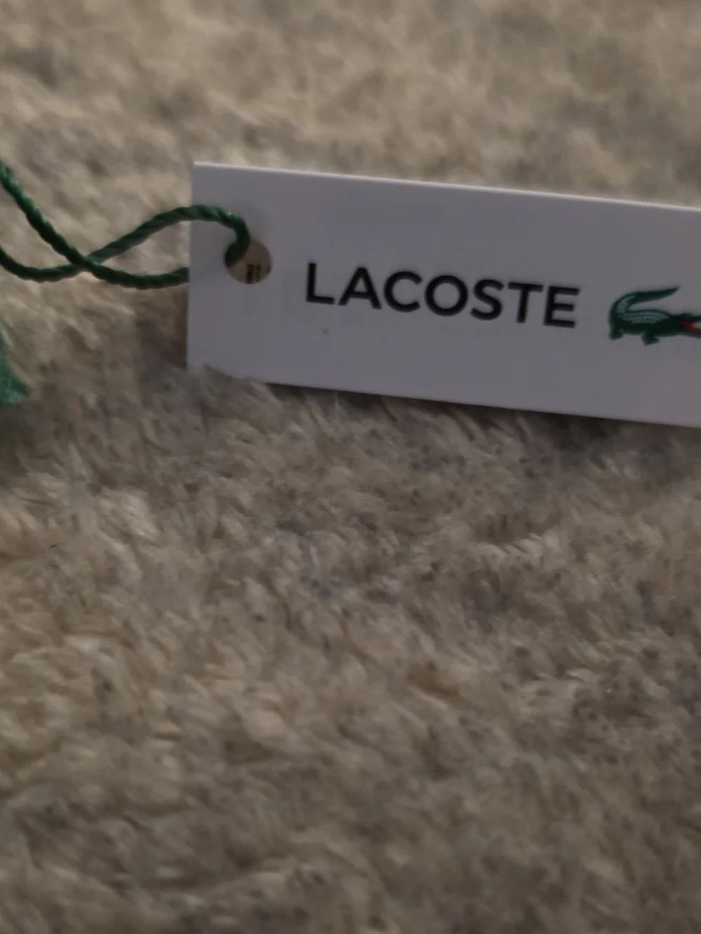 Lacoste Men's Green and Black Silicone Strap Watch with Orange Accents